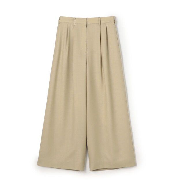 Ballsey「ライトカルゼ タックワイドパンツ」|その他|