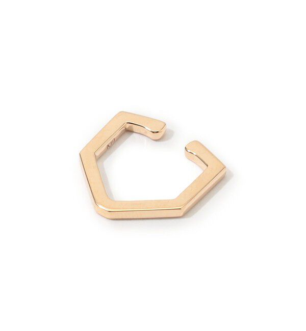 TOMORROWLAND GOODS「Hirotaka MANHATTAN Hexagon イヤーカフ」|イヤーカフ|91 ゴールド