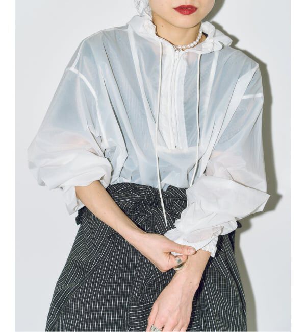  「SHEER NYLON ANORAK：シャツ」|シャツ・ブラウス|