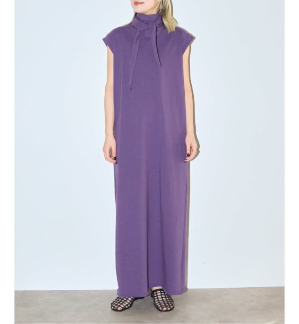  「《予約》CUTDRESS with SCARF：ワンピース」|ワンピース|パープル