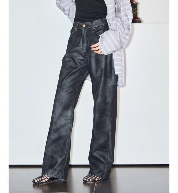  「《予約》LEE 別注 FAUX LEATHER パンツ」|その他|