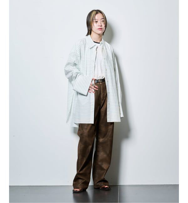  「《予約》LEE 別注 FAUX LEATHER パンツ」|その他|