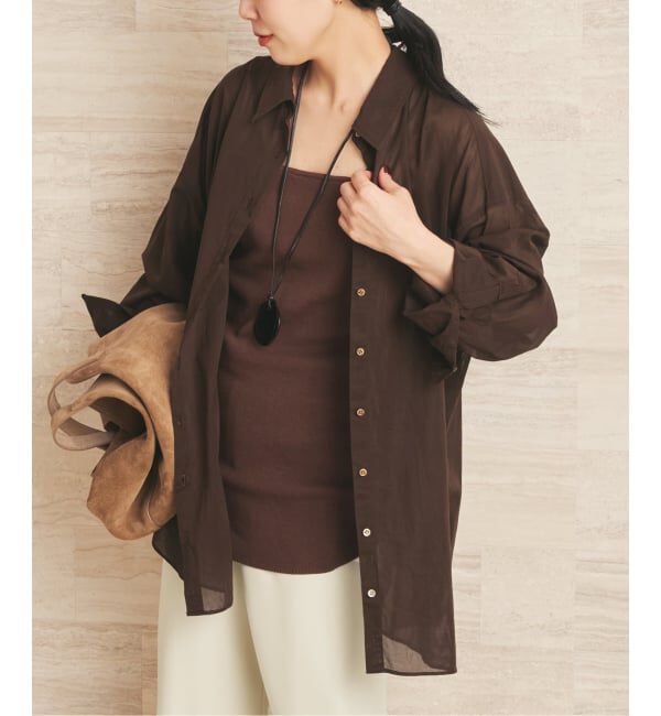 Plage「new cotton sheer シャツ」|シャツ・ブラウス|