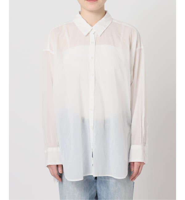 Plage「《追加予約》fluffy sheer シャツ 2」|シャツ・ブラウス|