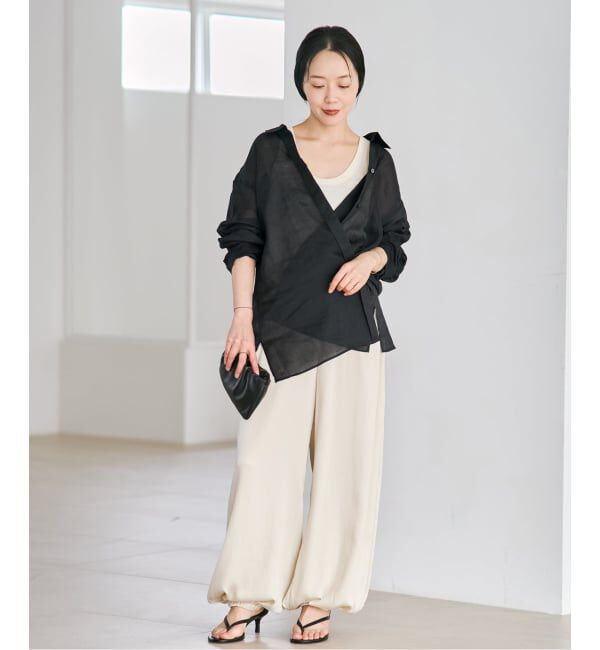 Plage「《予約》Sheer シャツジャケット」|シャツ・ブラウス|