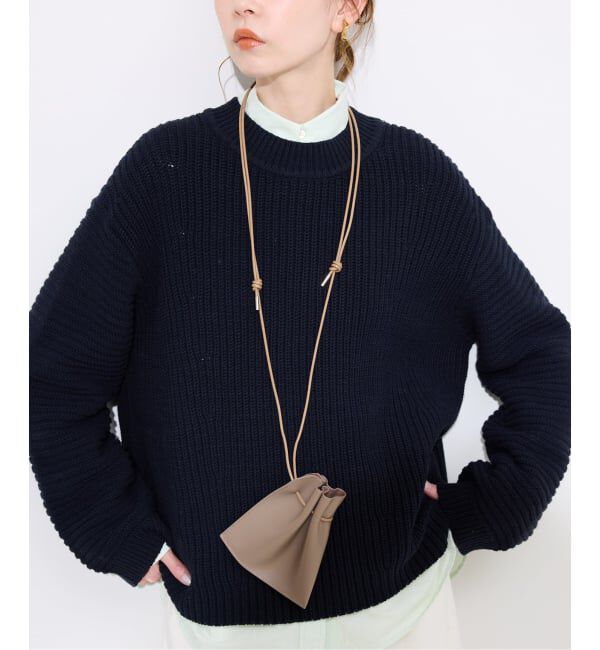 SLOBE IENA「ITTI/イッチ HERRIE 巾着ポーチ XXS ITTI-BAG-091-RF」|その他|ベージュ