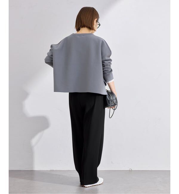 IENA「《追加》ウォッシャブル ジョーゼットスラックス」|スラックス|