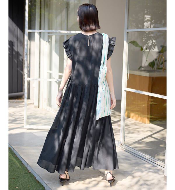 SLOBE IENA「《予約》コットンボイルフリルワンピース」|ワンピース|