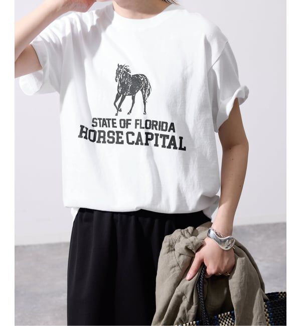 SLOBE IENA「GULF COAST/ガルフコースト SLOBE別注 グラフィックTEE1」|Tシャツ・カットソー|