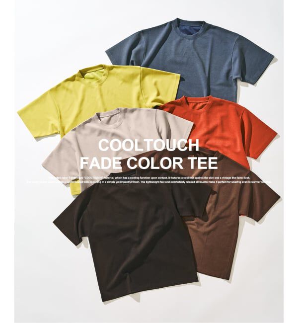 417 EDIFICE「COOLTOUCH /クールタッチフェードカラーTシャツ」|Tシャツ・カットソー|