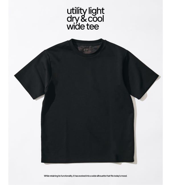 417 EDIFICE「【UTILITY LIGHT】DRY&COOL Tシャツ」|Tシャツ・カットソー|