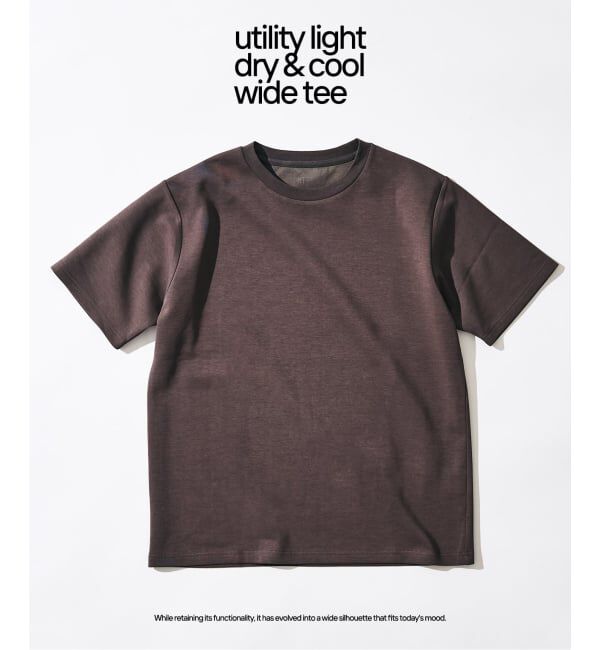 417 EDIFICE「【UTILITY LIGHT】DRY&COOL Tシャツ」|Tシャツ・カットソー|