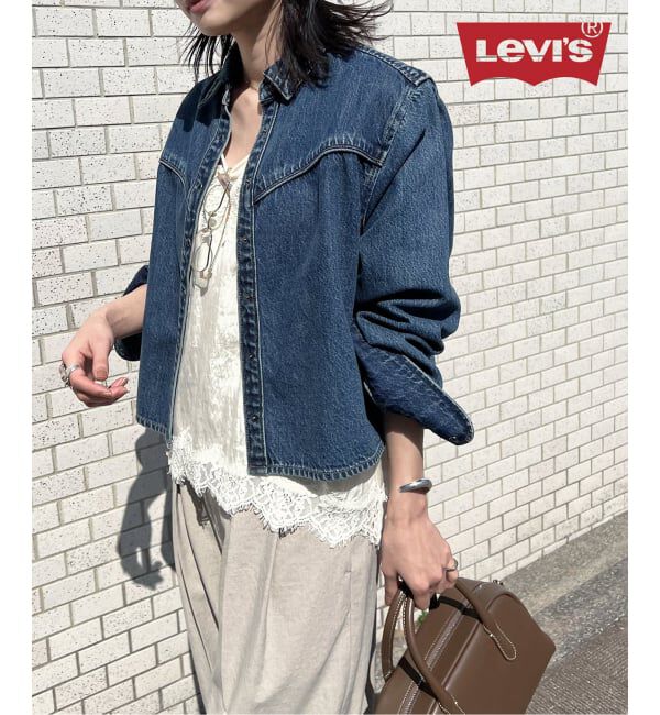 JOURNAL STANDARD「別注【LEVI&rsquo;S(R)/リーバイス(R)】 for JS LOGAN SHACKET」|デニムジャケット|ブルー B