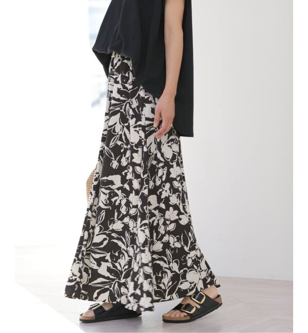 JOURNAL STANDARD relume「バイカラーリーフプリントスカート」|スカート|