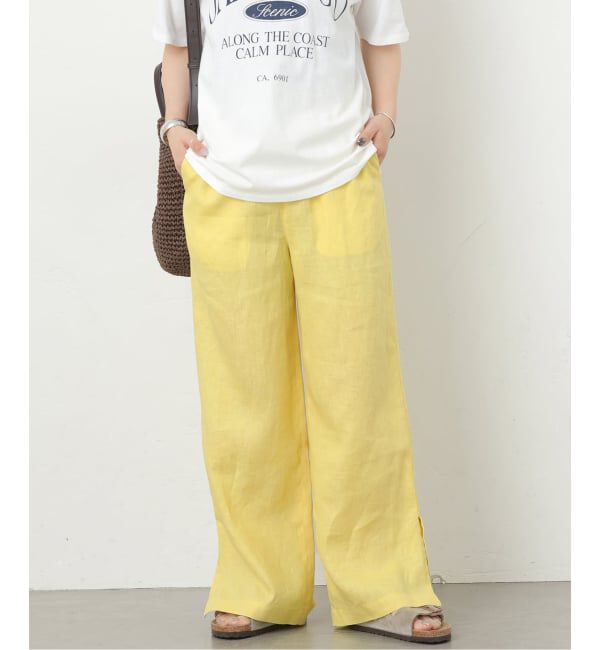 JOURNAL STANDARD relume「《一部WEB限定追加 / 新色 / 新サイズ》麻スリットイージーパンツ」|その他|