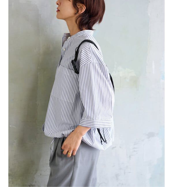 JOURNAL STANDARD relume「《追加 / 新色》ストライプバンドカラードロストシャツ」|シャツ・ブラウス|