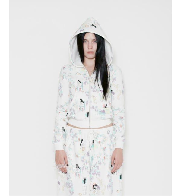 Oriens JOURNAL STANDARD「【Ashley Williams】 BUTTERFLY HOODIE」|パーカー|ホワイト