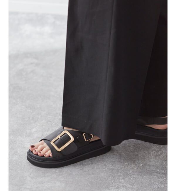 journal standard L'essage「《WEB限定カラーあり》別注【MOHI / モヒ】ストラップ バックルサンダル」|サンダル|