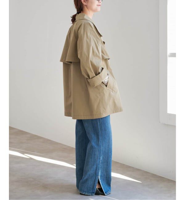 Spick and Span「《新色有り / 追加》C/Pミドル丈トレンチコート」|トレンチコート|