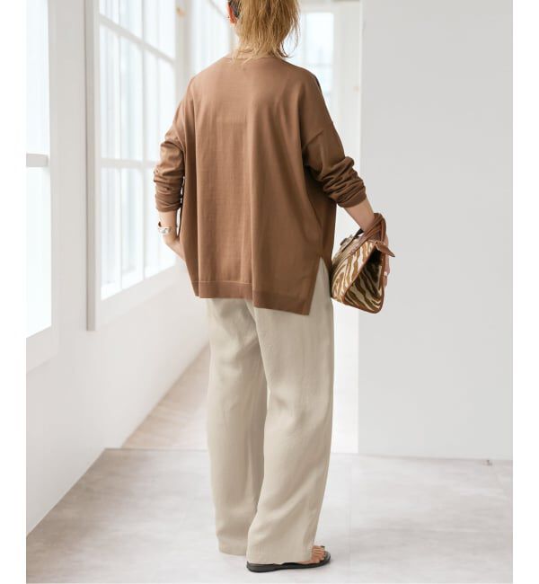 Spick and Span「《新色有り / 追加》ワッシャーサテンイージーパンツ」|その他|