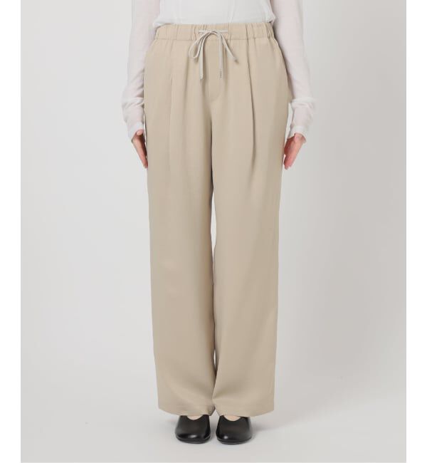 Spick and Span「《新色有り / 追加》ワッシャーサテンイージーパンツ」|その他|