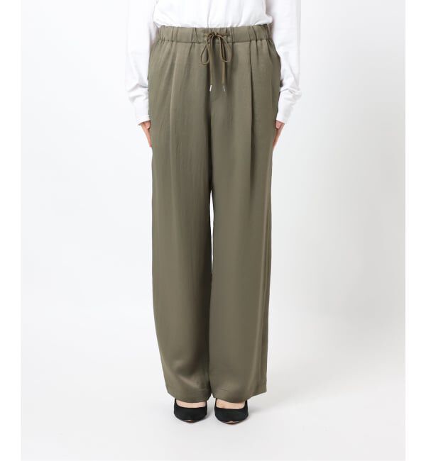 Spick and Span「《新色有り / 追加》ワッシャーサテンイージーパンツ」|その他|