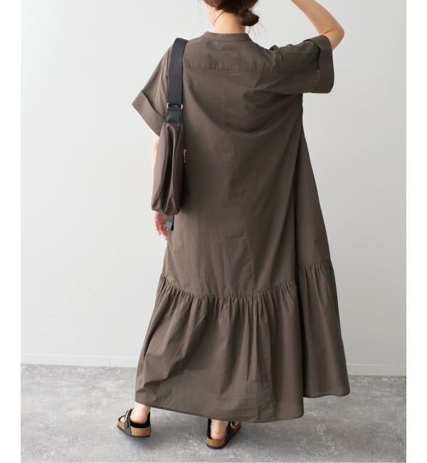 Spick and Span「《追加》ローンティアードマキシワンピース」|ワンピース|