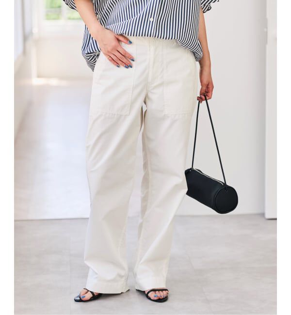 Spick and Span「リップルーズベイカーパンツ」|カーゴ|