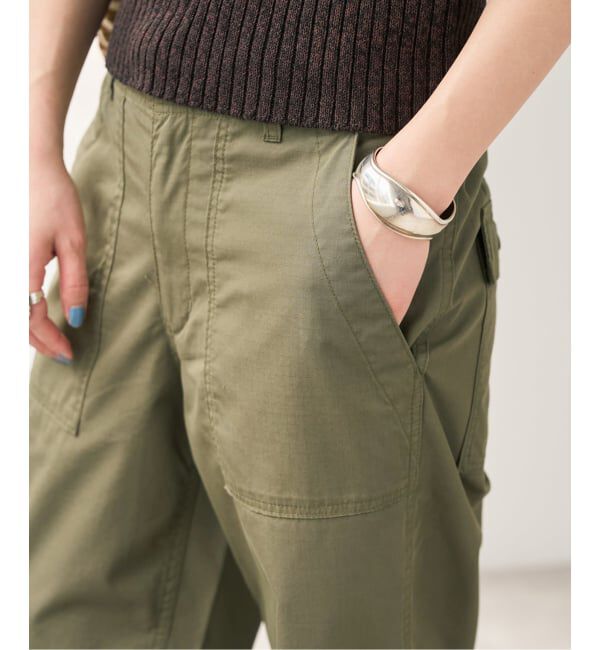 Spick and Span「リップルーズベイカーパンツ」|カーゴ|