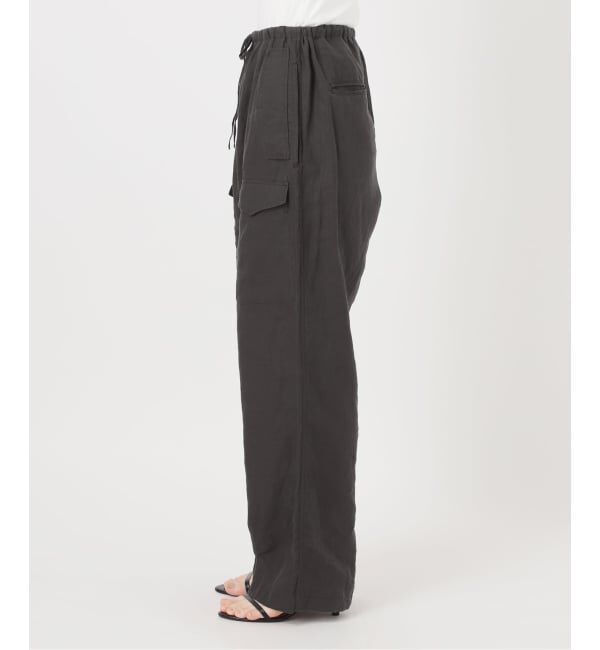 Spick and Span「《予約》TICCA  / ティッカ リネンカーゴパンツ」|カーゴ|