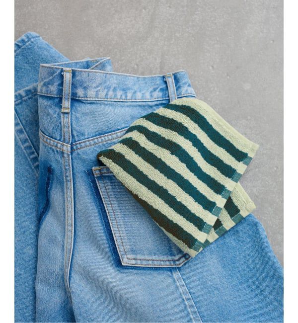  「BONGUSTA/ボングスタ NARAMWASH CLOTH」|ハンカチ|グリーン C