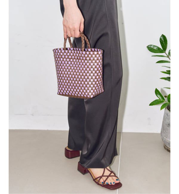 GRISE「NHE/二エ VUA MID BAG」|ハンドバッグ|パープル