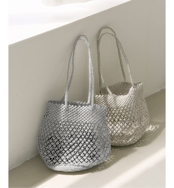  「THE BAGMATI/バクマティ メタリックメッシュ BAG」|ハンドバッグ|