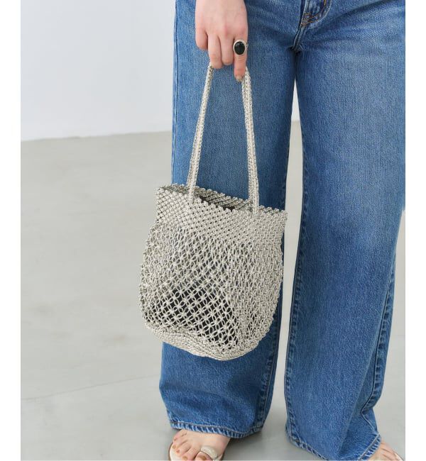 「THE BAGMATI/バクマティ メタリックメッシュ BAG」|ハンドバッグ|