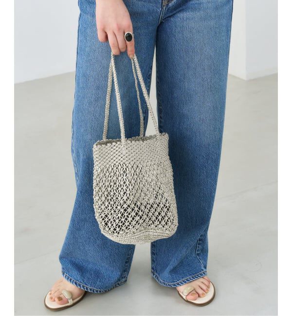  「THE BAGMATI/バクマティ メタリックメッシュ BAG」|ハンドバッグ|