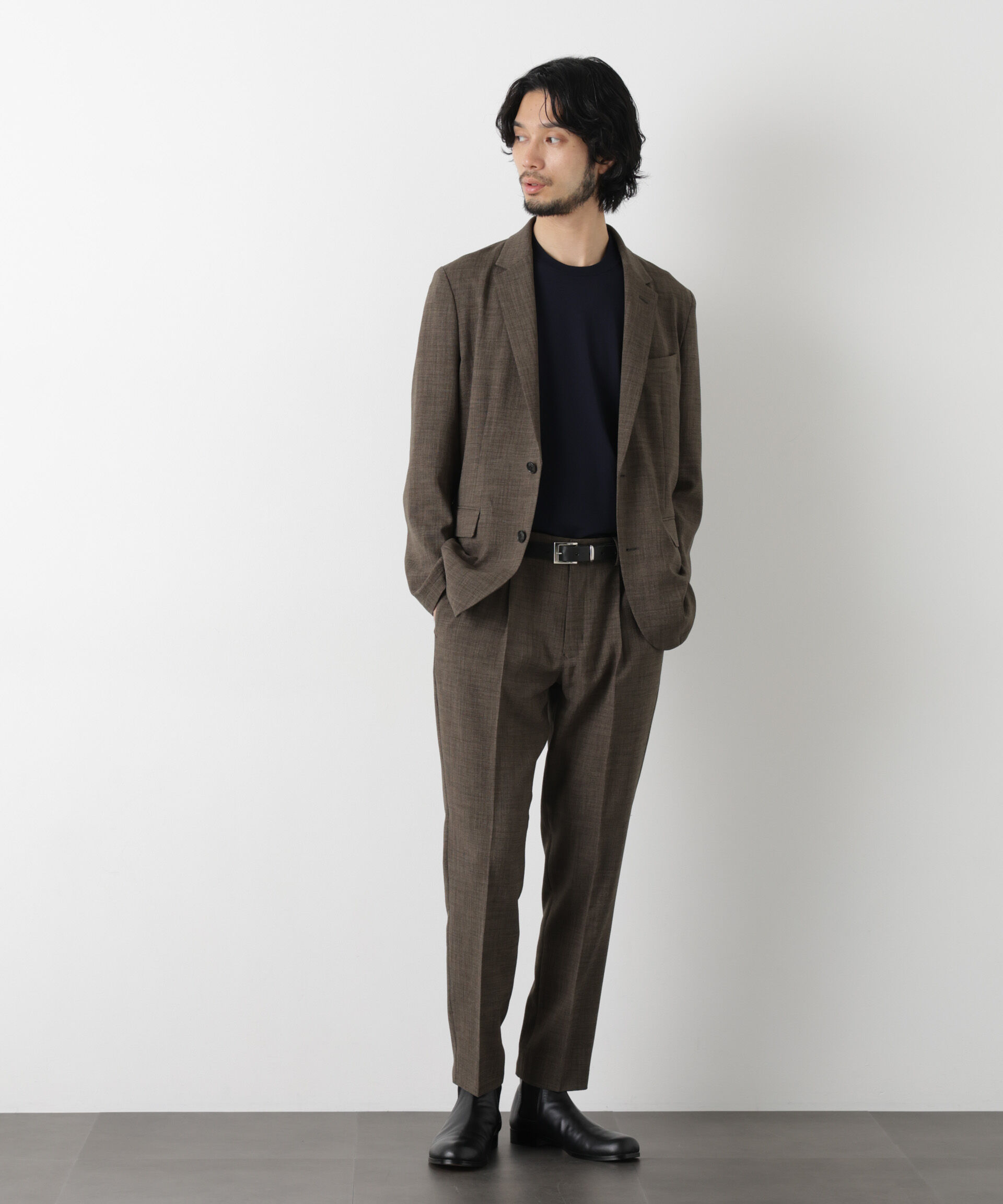 nano･universe「｢Damerino｣Reflax(R)キャンバスセットアップ/吸水速乾・防シワ」|スーツ|
