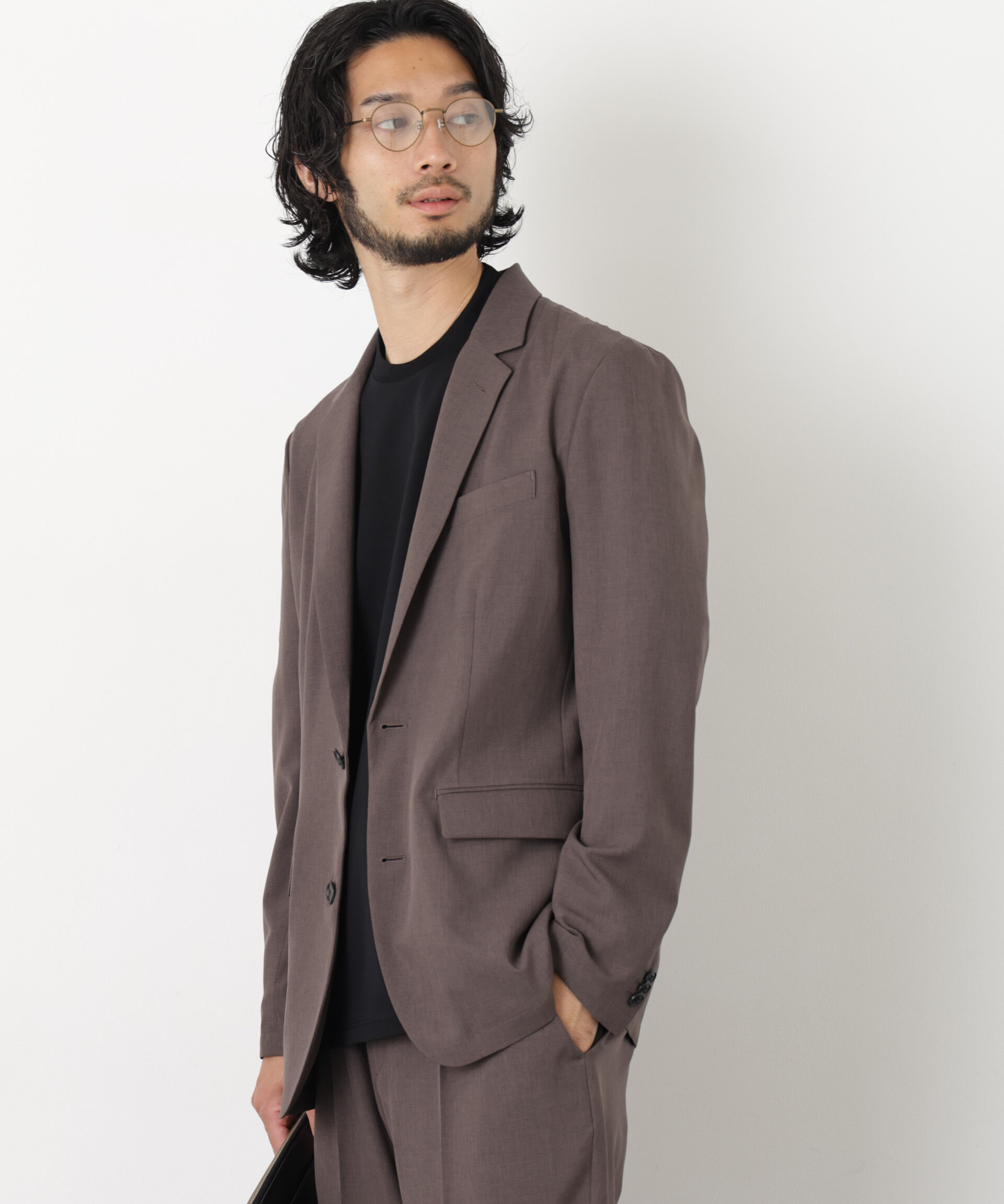 nano･universe「「Damerino」軽量サマートロセットアップ/接触冷感・吸水速乾」|スーツ|