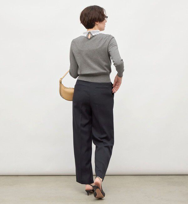 NOLLEY'S「《セットアップ対応》ウォッシャブルウール調セミワイドパンツ」|その他|