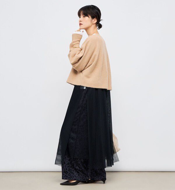 NOLLEY'S「《手洗い可能》ウォッシャブルヘアリーショート丈プルオーバー」|ニット・セーター|