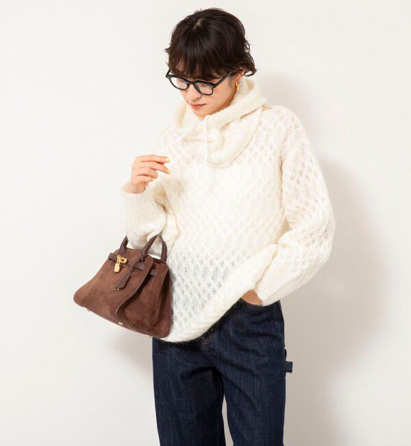 NOLLEY'S sophi「【WALANCE/ワランス】wool mohair cable balaclava」|ニット・セーター|