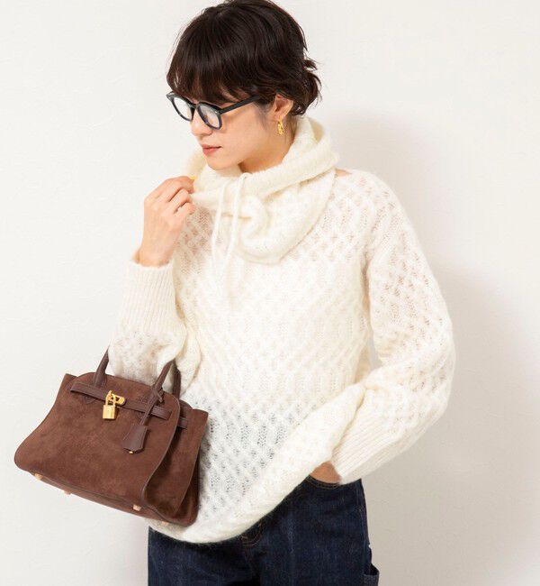 NOLLEY'S sophi「【WALANCE/ワランス】wool mohair cable boatneck top」|ニット・セーター|