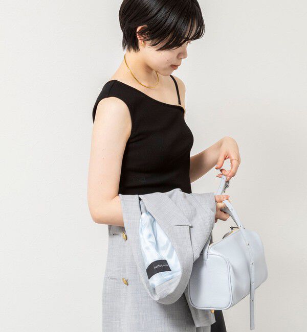 NOLLEY'S sophi「ウォッシャブルカップ付ワンショルタンクトップ」|タンクトップ|