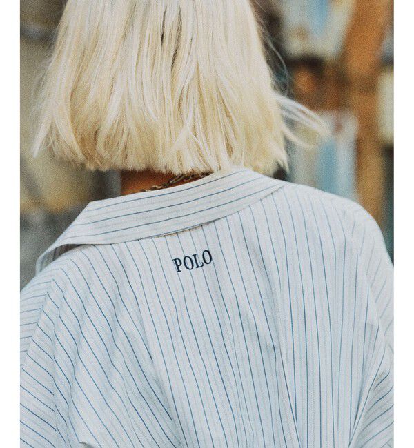 VIS「【POLO BCS】VIS別注ウエストタックフレアワンピース/WEB限定」|ワンピース|