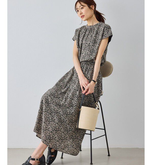 Rope&rsquo;Picnic「【WEB限定サイズ】小花柄＆線画アソートワンピース」|ワンピース|