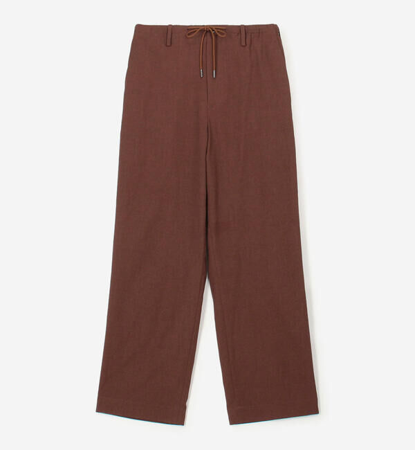  「MORRIS & SONS | ノープリーツイージーパンツ MEN」|チノ|BROWN系1