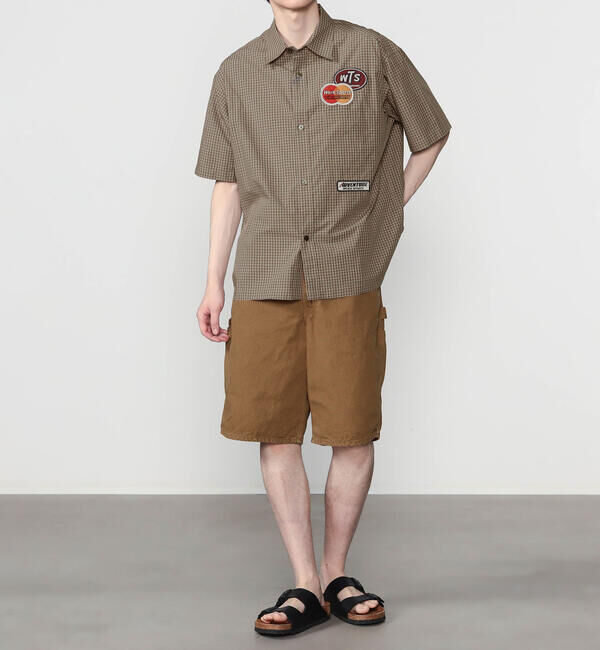  「orSlow | 〈別注〉 DAD'S FIT OXFORD PAINTER SHORTS BROWN MEN」|その他|