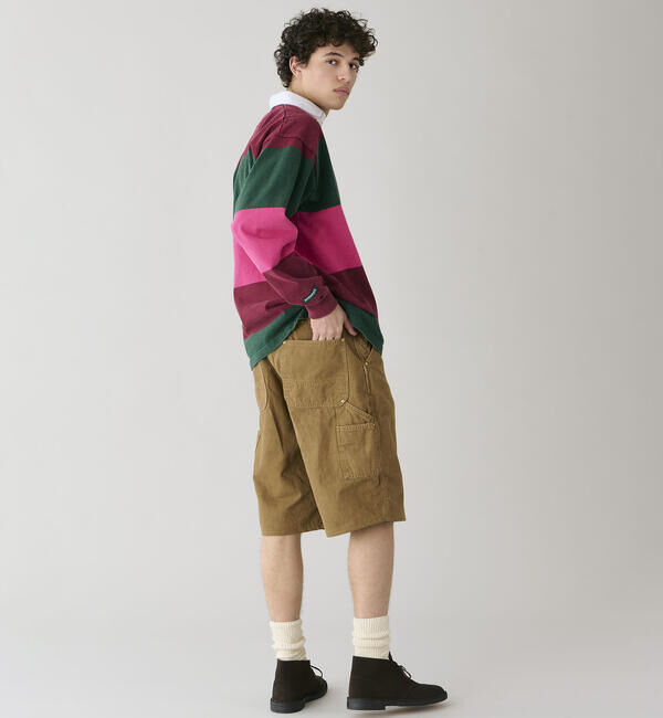  「orSlow | 〈別注〉 DAD'S FIT OXFORD PAINTER SHORTS BROWN MEN」|その他|