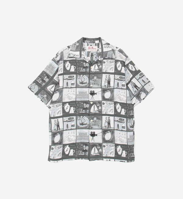  「Aloha Blossom｜〈別注〉アロハシャツ MEN」|シャツ・ブラウス|GREY系1