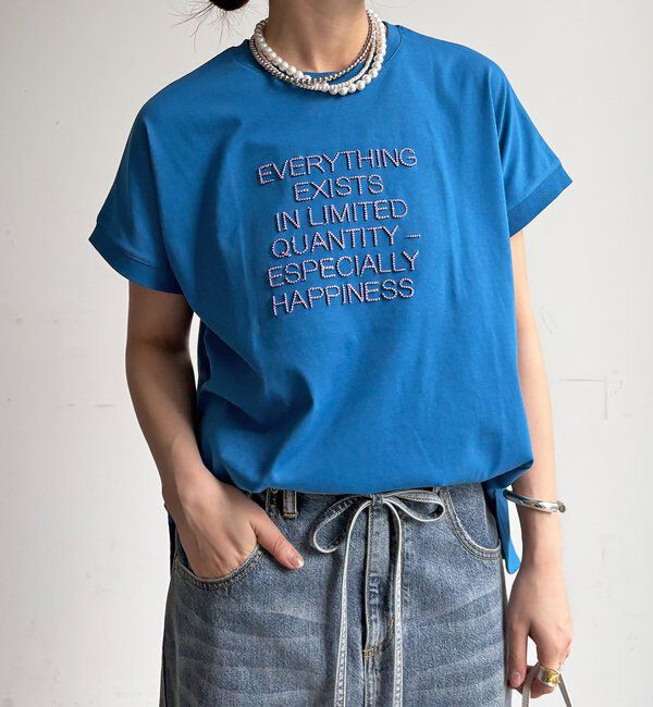 「【WEB限定】ロゴ刺繍プルオーバー」|Tシャツ・カットソー|
