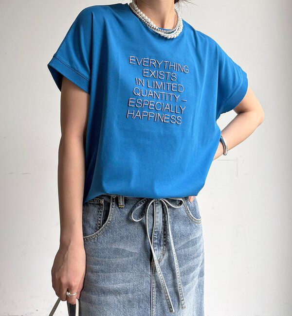  「【WEB限定】ロゴ刺繍プルオーバー」|Tシャツ・カットソー|